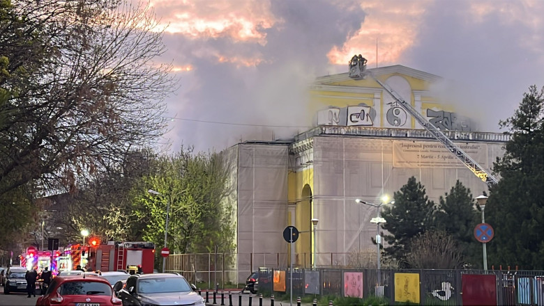 Incendiu la Teatrul Masca