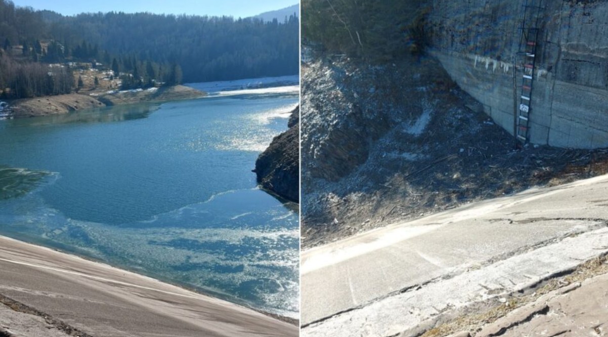 Agitaţie mare la Barajul Valea de Peşti