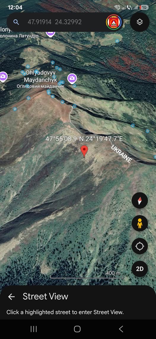 Ucrainean rătăcit pe munte la 1700 de metri altitudine