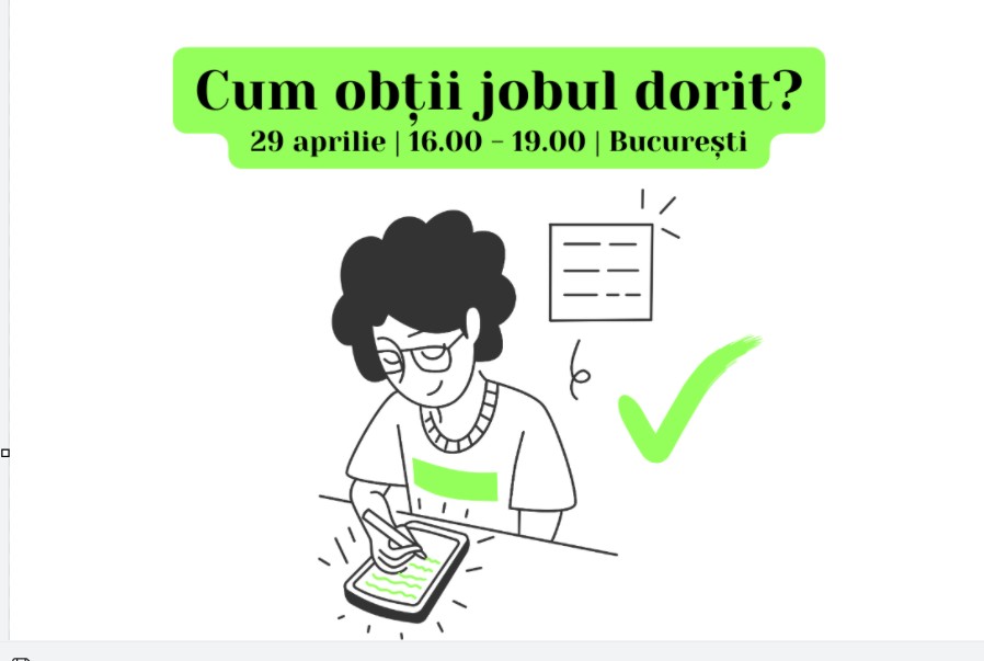 „Cum obții jobul dorit” – eveniment gratuit  