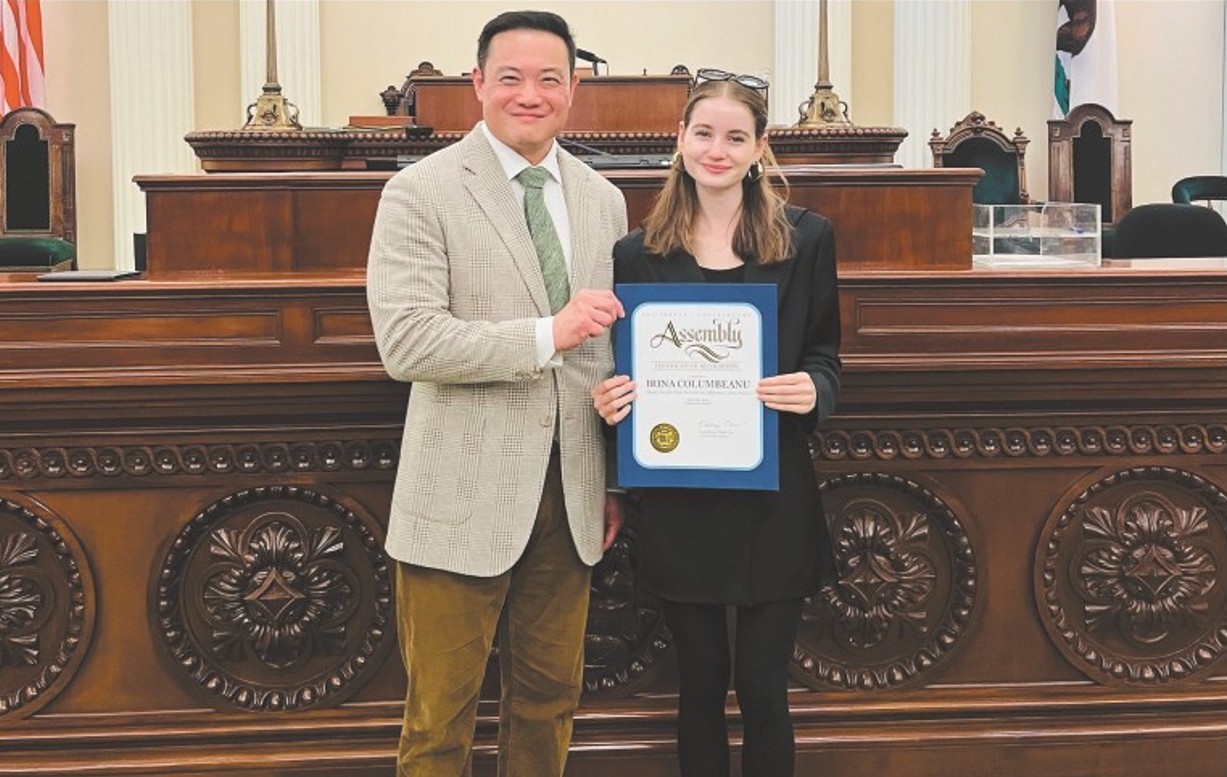 Irina Columbeanu, în presa americană