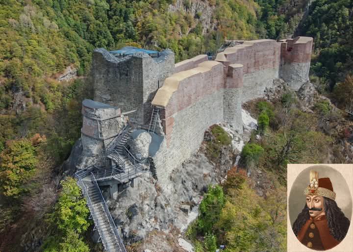 Incredibil. Cetatea Poienari, închisă din cauza urșilor