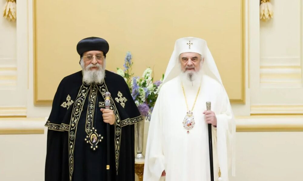 Pope Tawadros II, on official visit to Romania