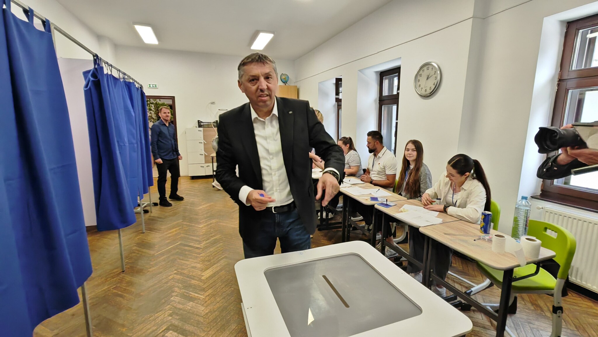Daniel David, mesaj la cabina de vot