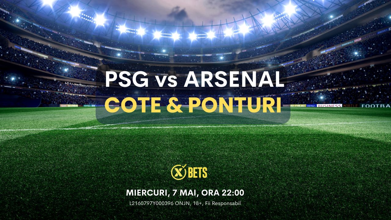 Ponturi PSG vs Arsenal, 7 mai
