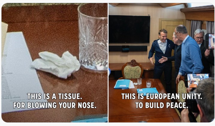 Ce a ascuns Macron de pe masă?