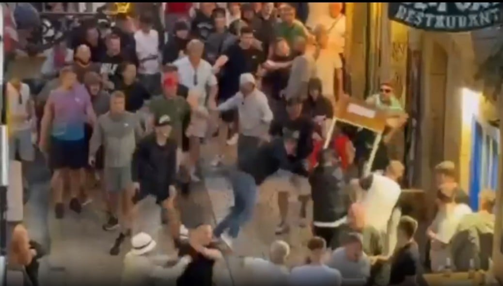 Finala Europa League a început deja cu bătăi de stradă