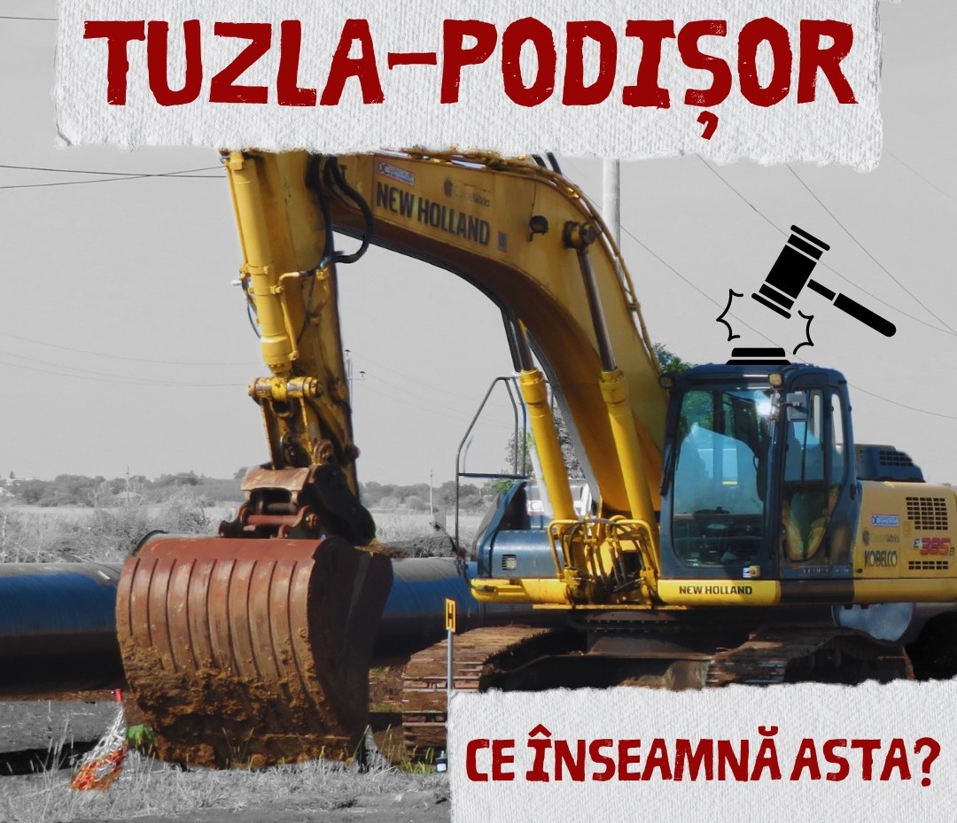 Gazoductul Tuzla – Podișor a intrat în linie dreaptă