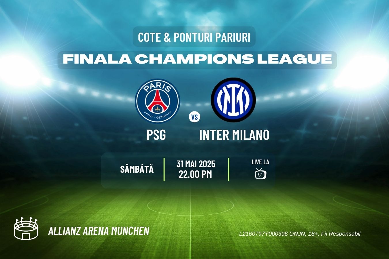 PSG – Inter: ponturi pariuri finala Champions League
