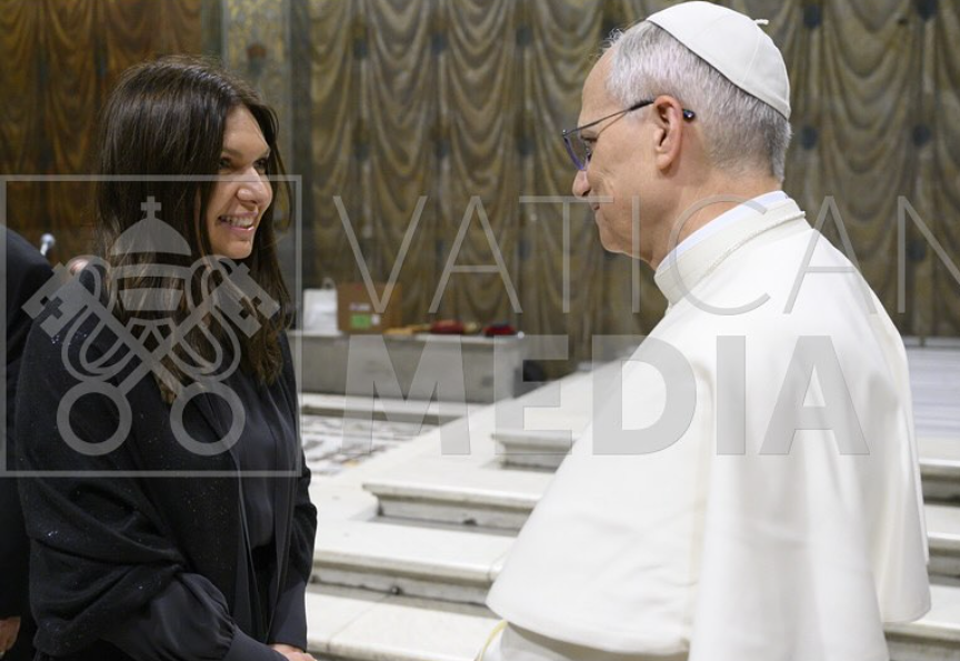 Simona Halep, întâlnire la Vatican cu Papa Leon