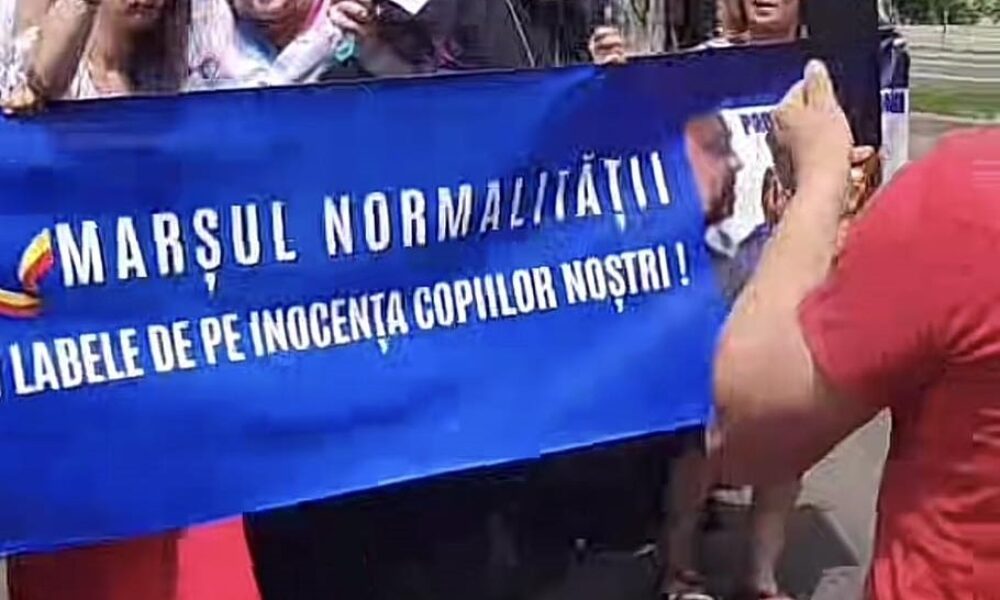 The march of normality, with a conductor shock: « Bucharest is not Sodom »