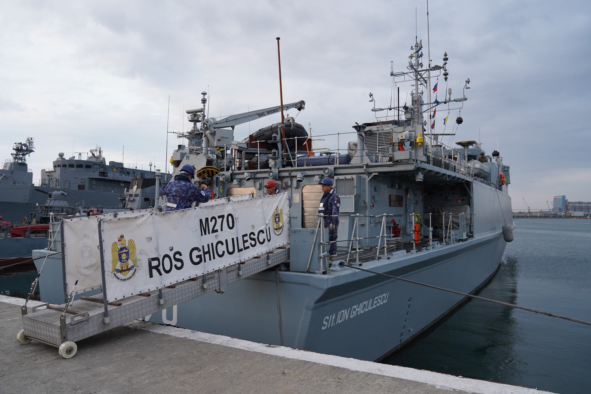 Vânătorul românesc de mine, trimis în misiune în Marea Neagră