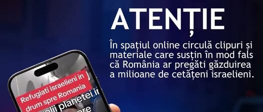 Refugiați israelieni în drum spre România=fals