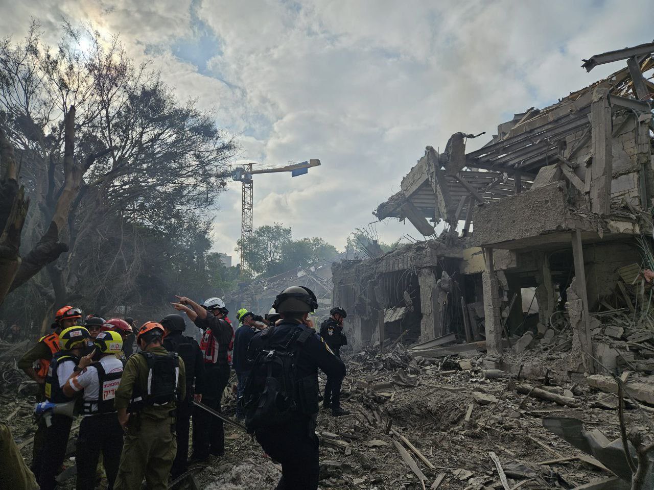 Iranul a răspuns cu un nou val de rachete (video)