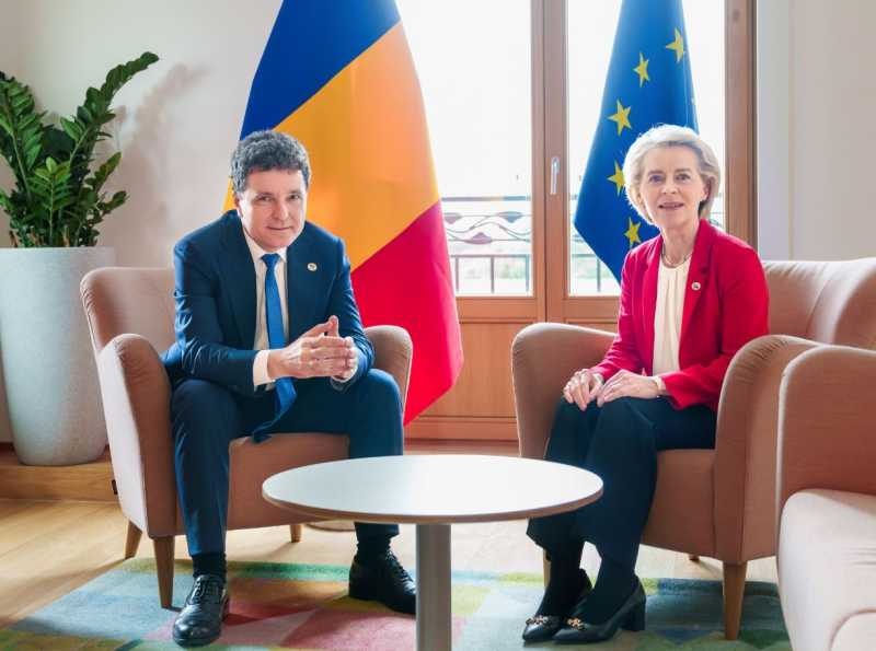 Nicușor Dan, întrevedere cu Ursula von der Leyen