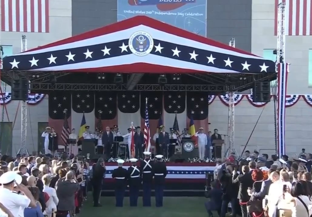 Bolojan și Nicușor Dan, la Ziua Americii (video)