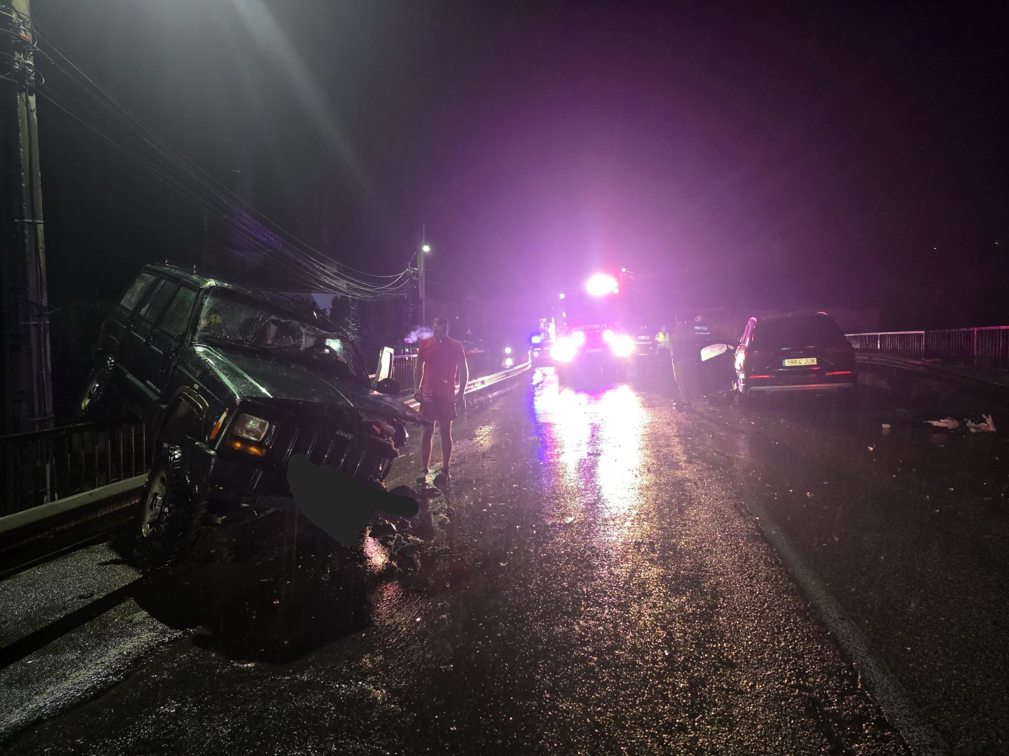 Accident produs de un șofer de-o zi