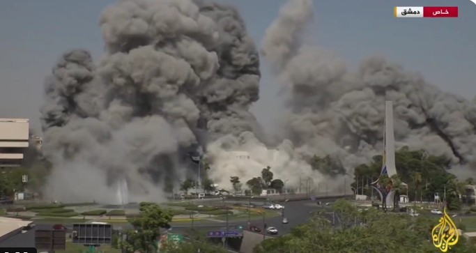 CNN: Israelul, atacuri puternice asupra capitalei Siriei (video)