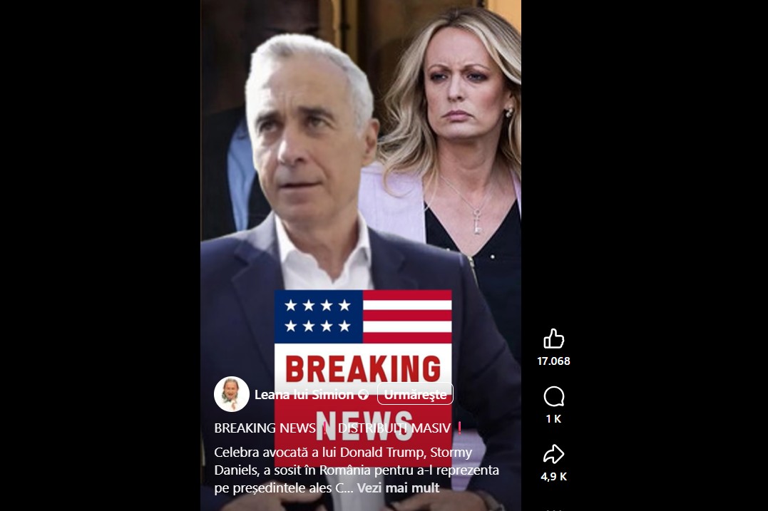 Susținătorii lui Călin Georgescu, păcăliți de AI. Andreea Esca, implicată