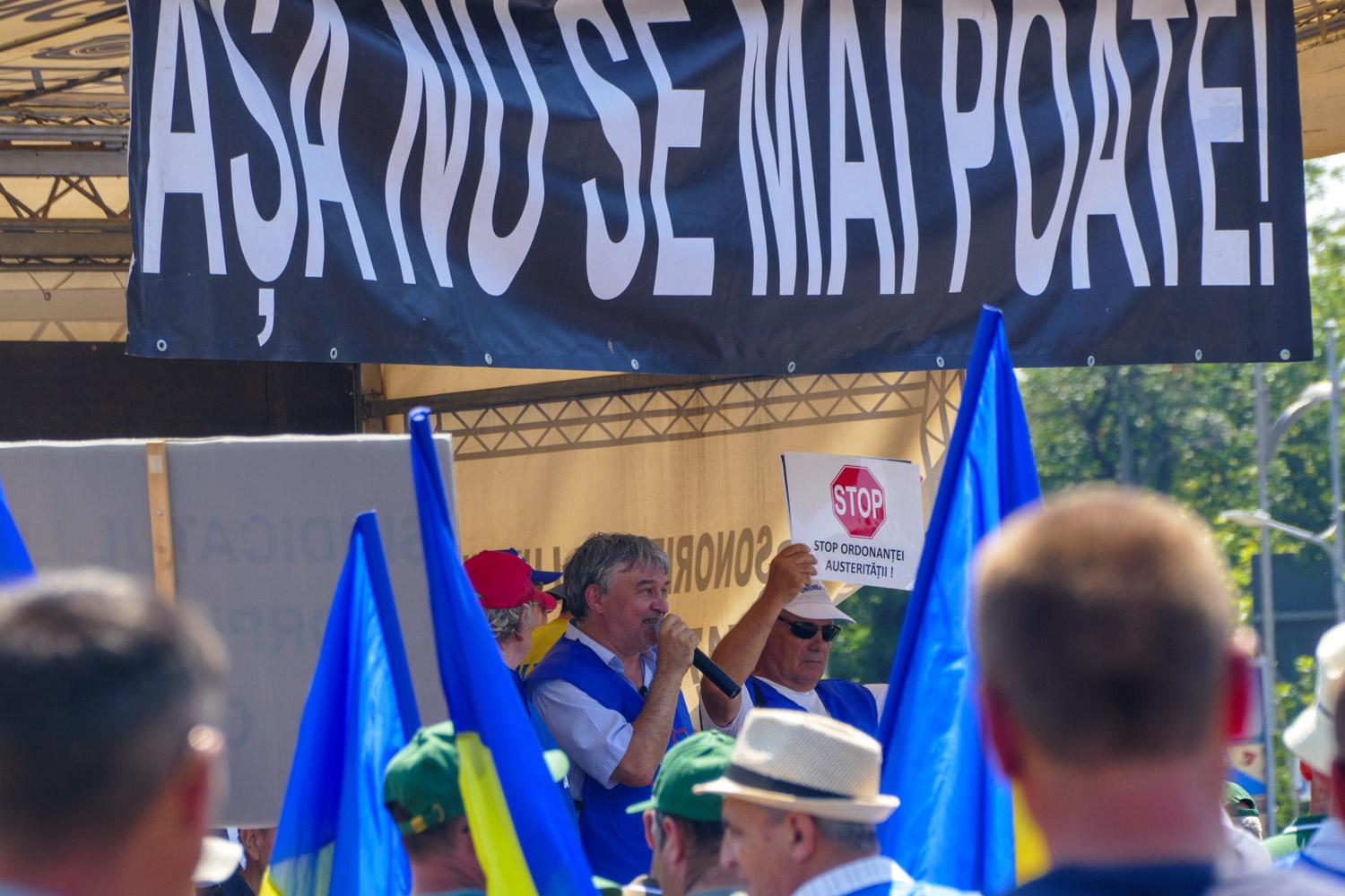 (Fotoreportaj) Piața Victoriei. Preludiul grevei generale