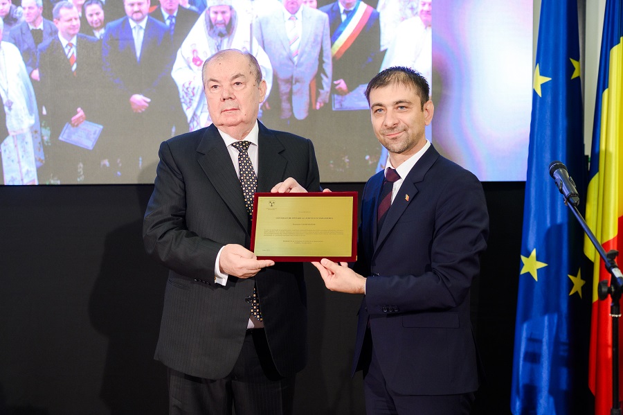 Recunoaștere. Valer Blidar, Cetățean de onoare al județului Maramureș