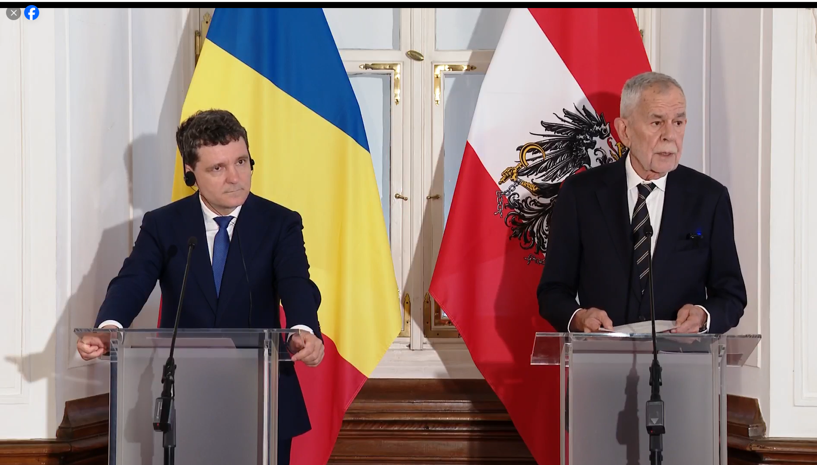 Președintele Austriei. ”Sperăm că exploatarea gazului în M. Neagră va calma situația„