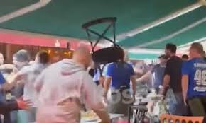 Ce i-ar aștepta pe fanii FCSB dacă nu elimină pe Shkendija! Scene de violență la meciul posibilei adversare