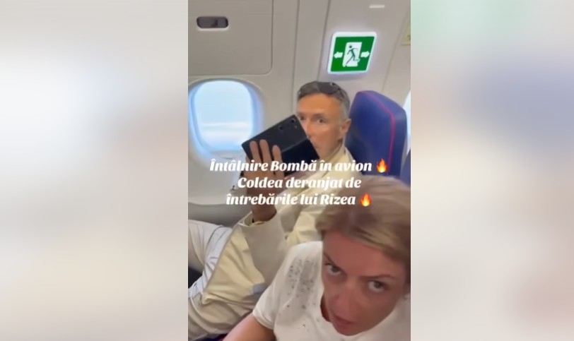 Coldea, întâlnire nedorită într-un avion către Nisa