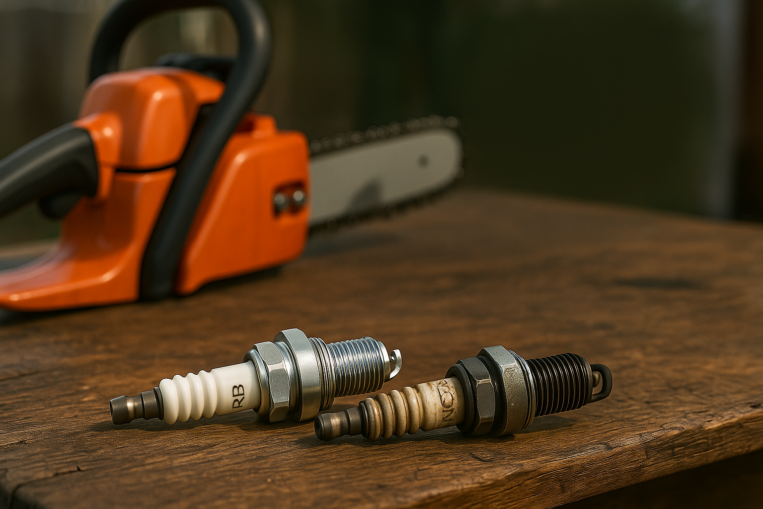 Cum alegi și înlocuiești bujia potrivită pentru drujbă sau motocoasă