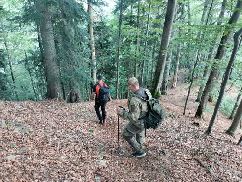 Tânăr ucrainean recuperat din munte