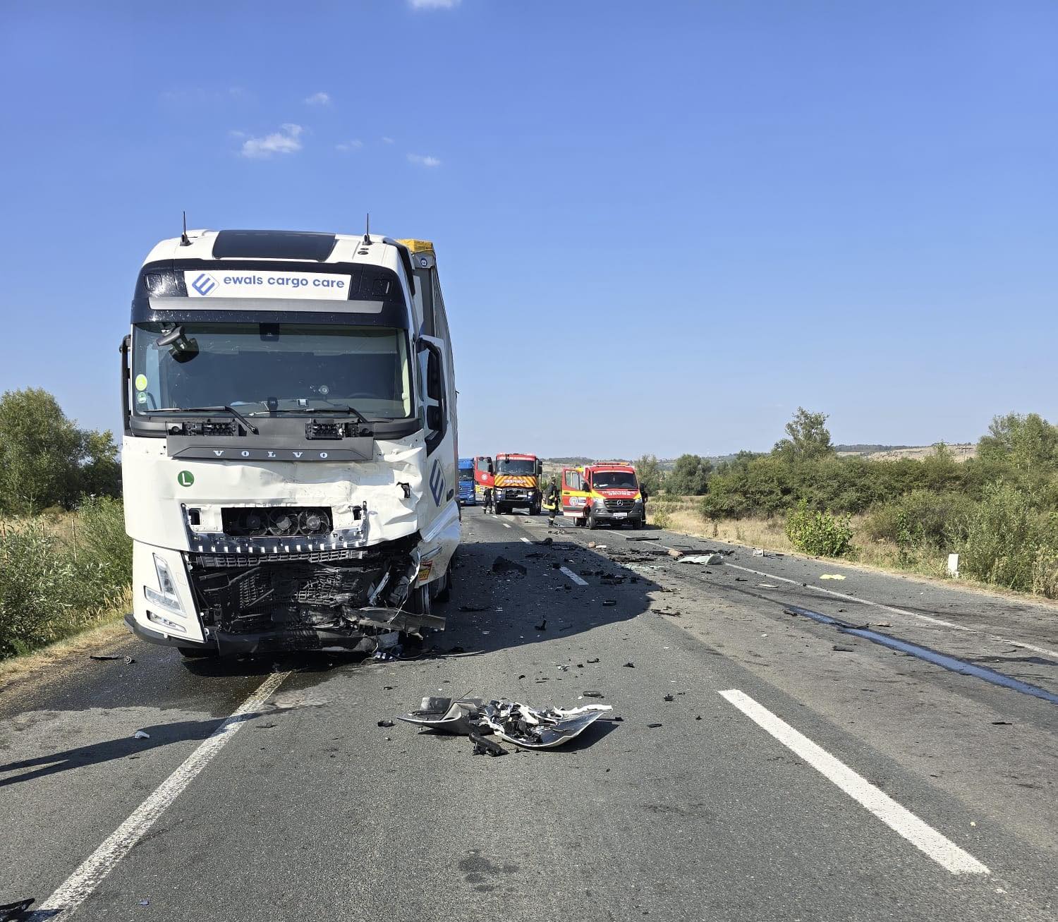 A ars de viu după ce ajuns cu mașina pe contrasens