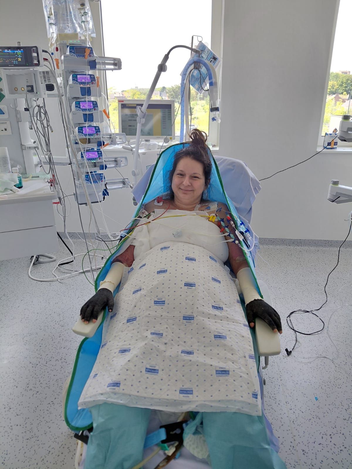 Pacienta transferată de la Floreasca, pași spre recuperare în Belgia