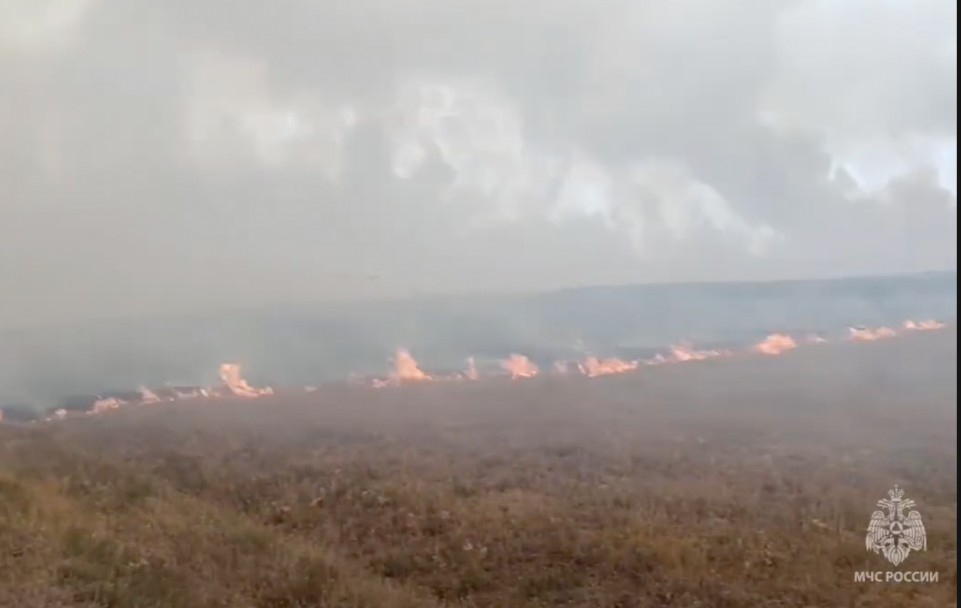 Incendiu uriaș în Rusia