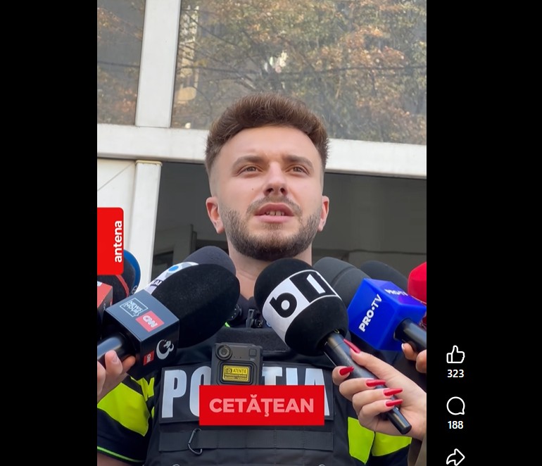 Bani mai mulți pentru polițistul care a ajutat livratorul bătut