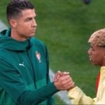 Cristiano Ronaldo și Lamine Yamal FOTO: X