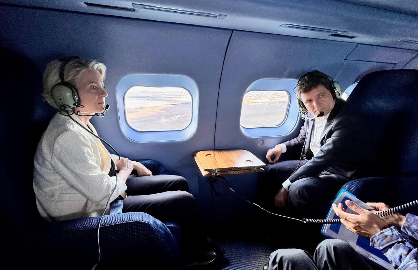 Nicușor Dan, zbor la Marea Neagră cu Ursula von der Leyen