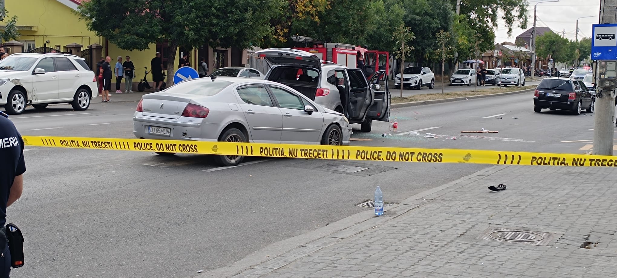 Bătaie cu bâte și topoare în plină stradă. Un mort și 4 răniți (video)