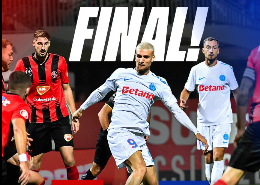 Dezastru pentru FCSB la Csikszereda!