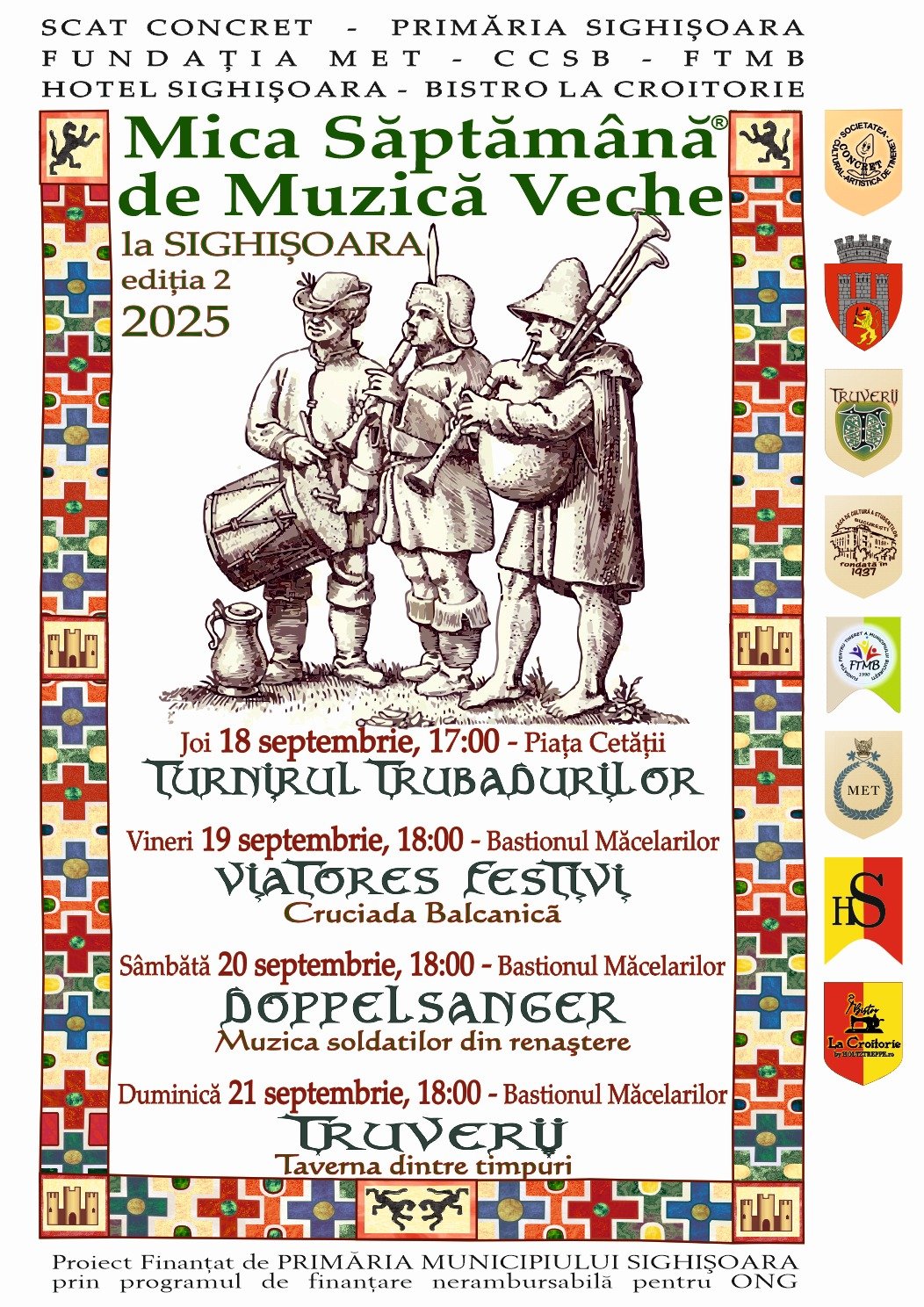 MICA SĂPTĂMÂNĂ DE MUZICĂ VECHE la Sighișoara