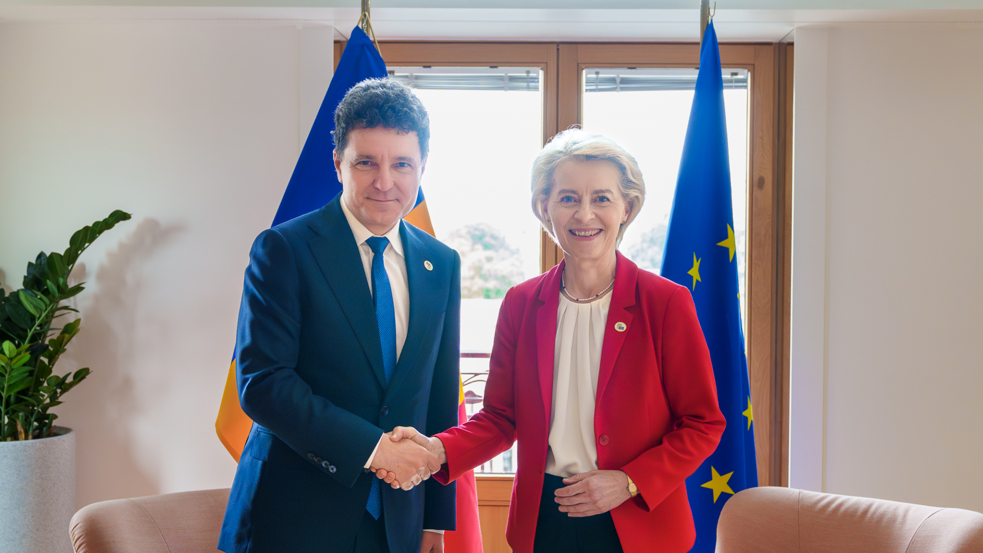 Ursula von der Leyen a ajuns în România