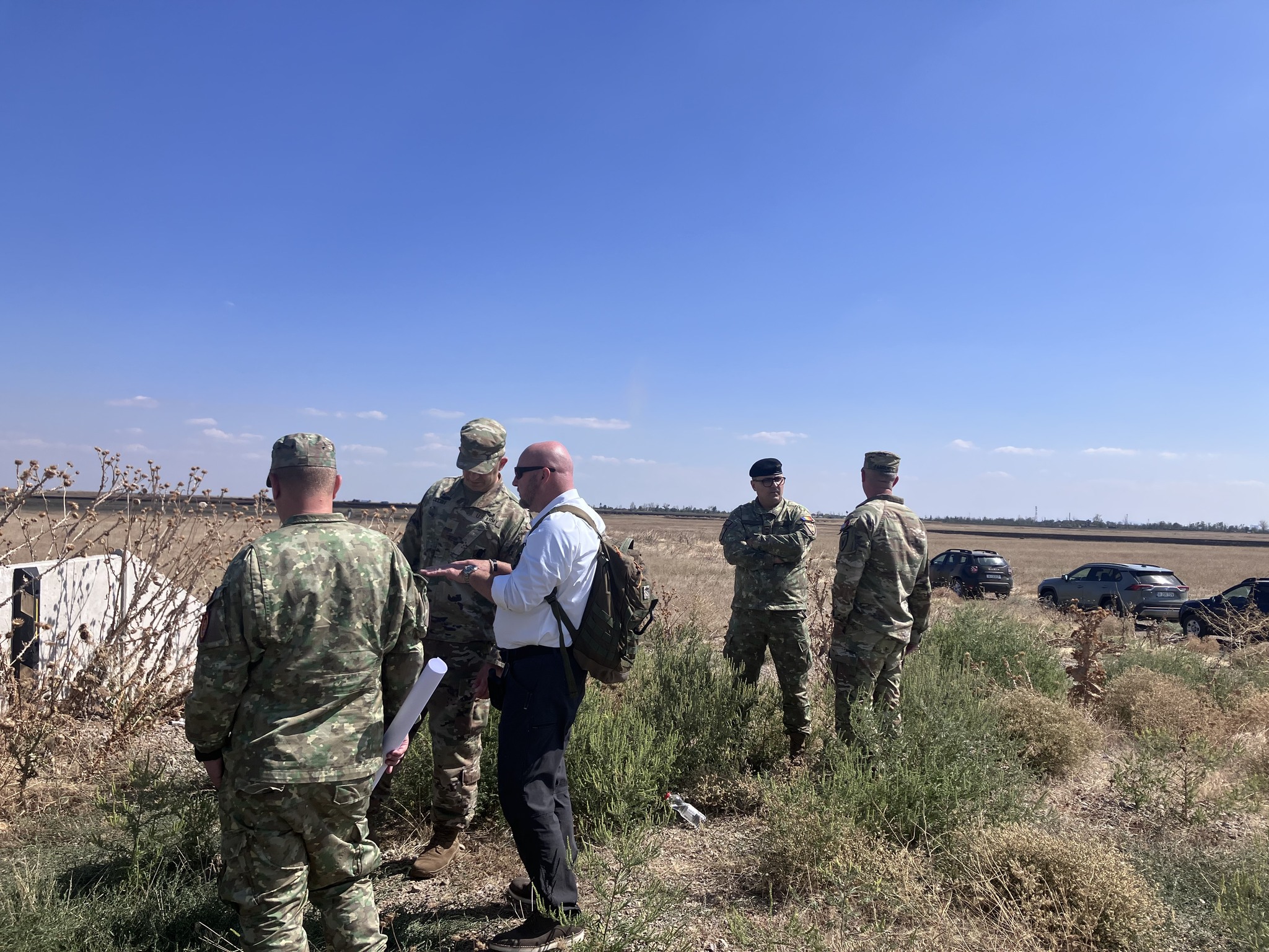 Poligon construit de americani la Smârdan