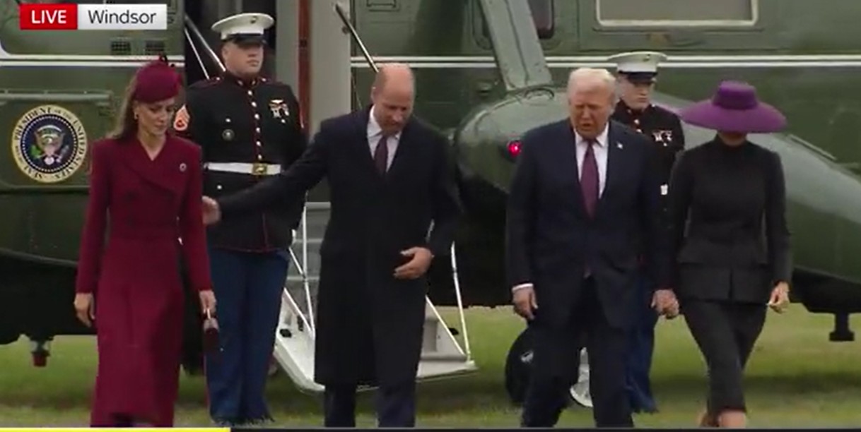 Soții Trump, vizită cu fast în Marea Britanie