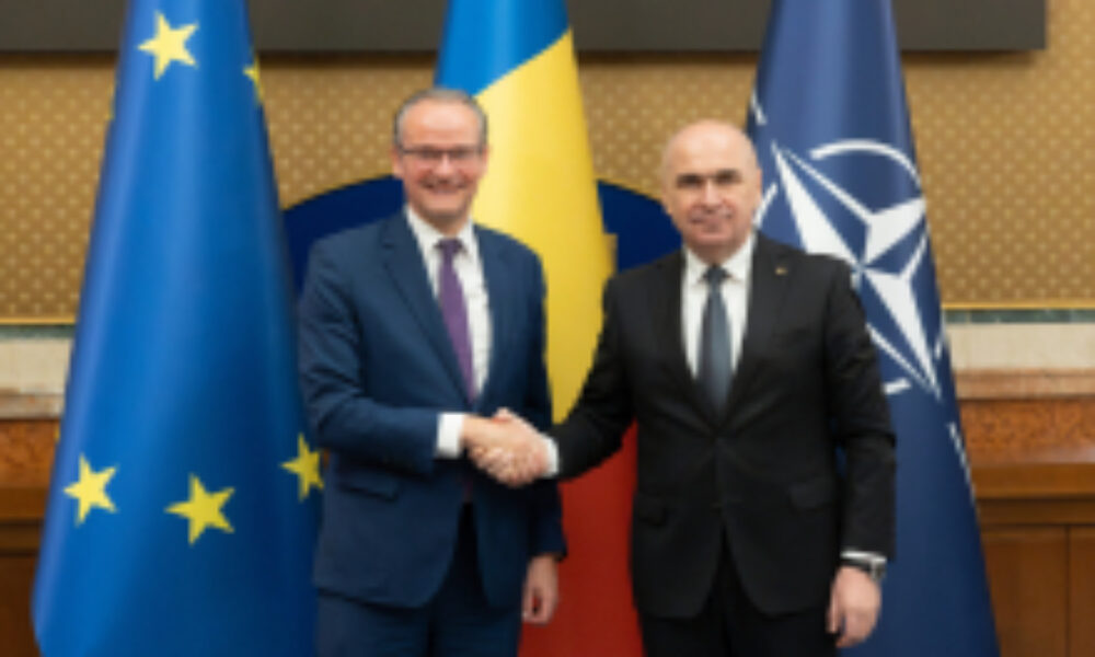 Întâlnire între premierul Bolojan și ministrul de stat german pentru Europa