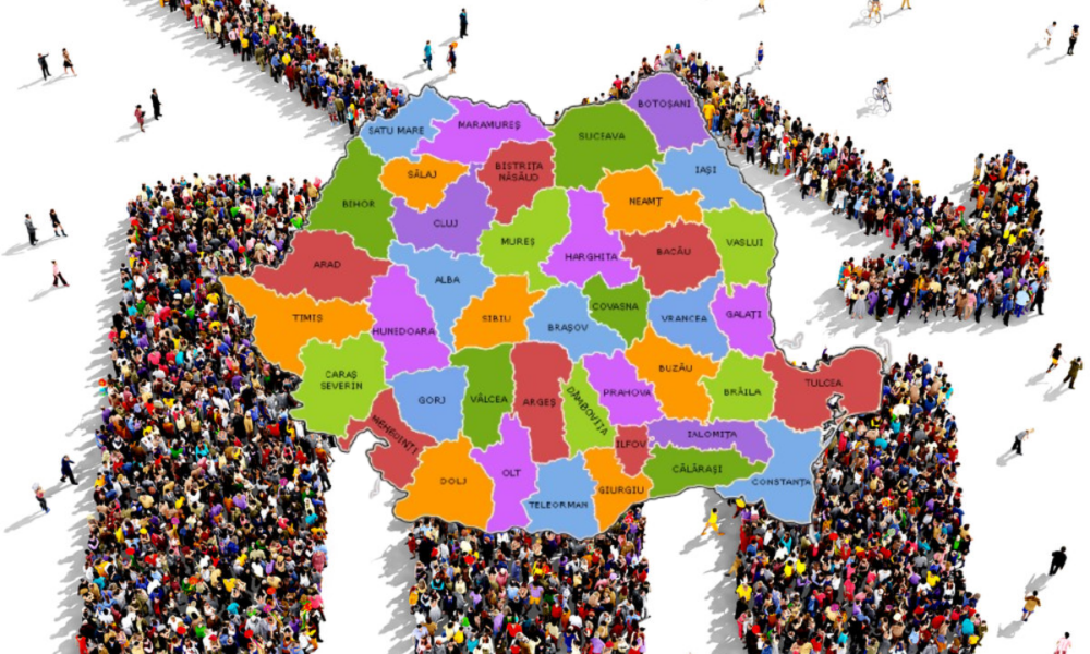 Populația României este în scădere