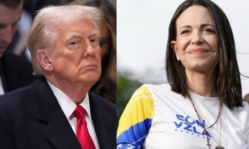 Trump Machado Venezuela