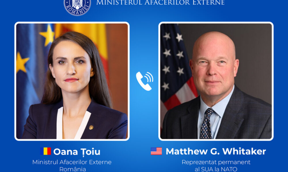 Oana Țoiu, discuție cu ambasadorul SUA la NATO