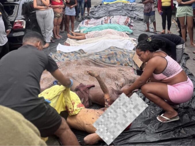 Raid sângeros la Rio de Janeiro: peste 100 de morți în urma intervenției poliției în favele