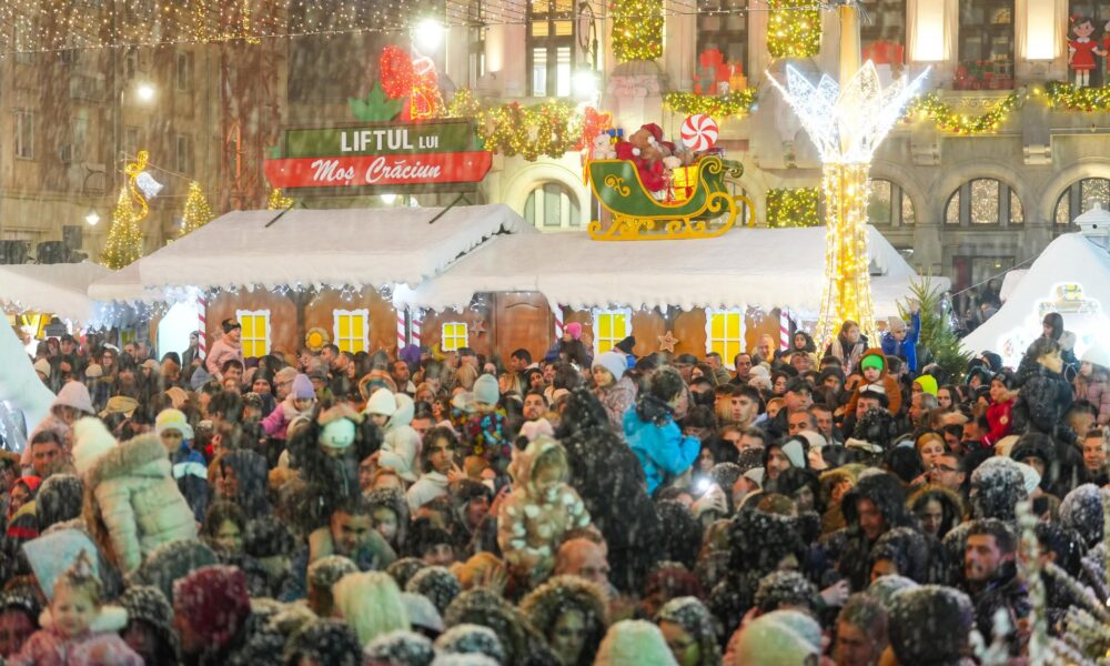 Atmosfera de sărbătoare la Târgul de Crăciun FOTO Facebook