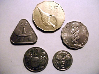 bani, dolar, Insulele Cook