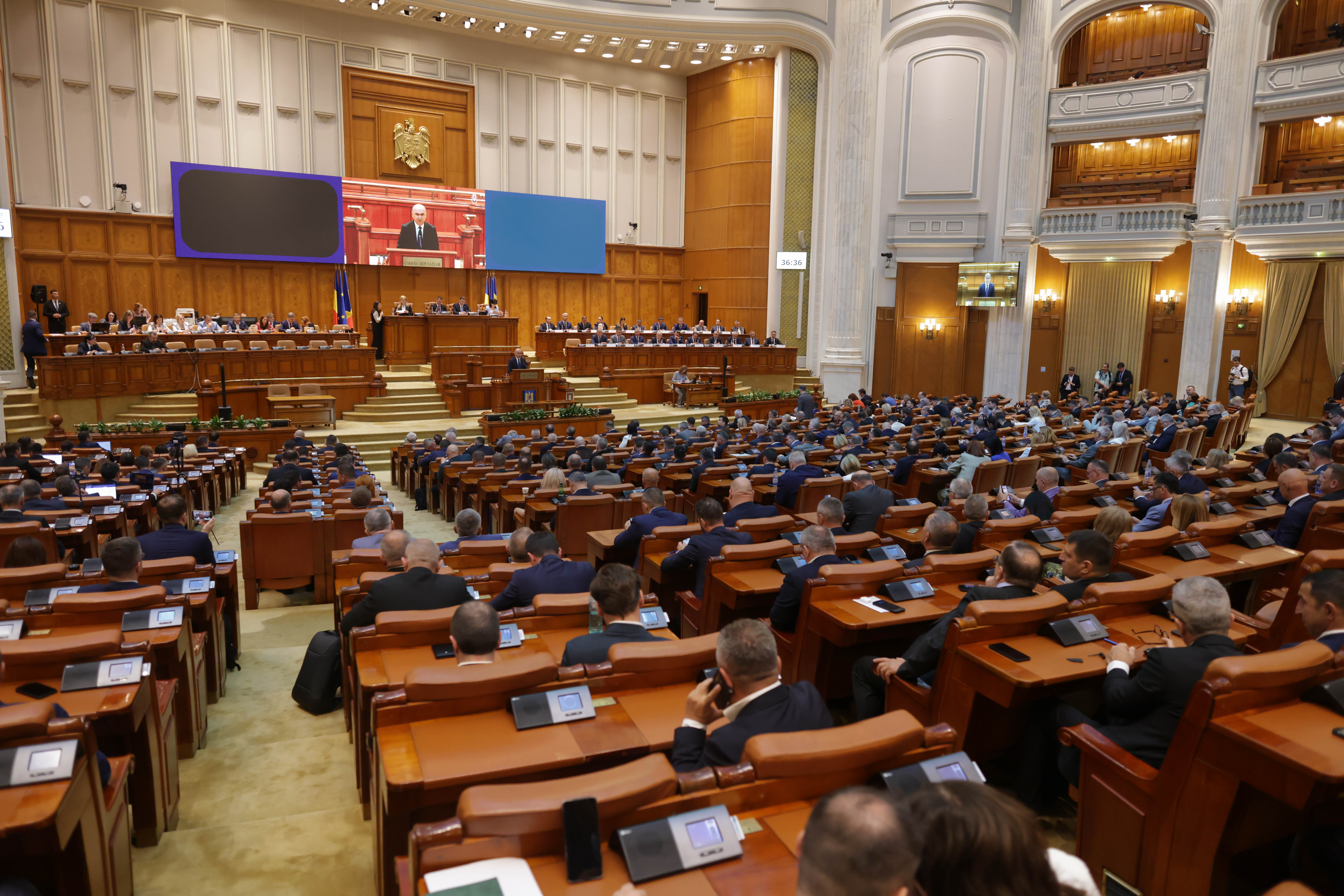 Opoziţia depune azi o moţiunea de cenzură împotriva Guvernului